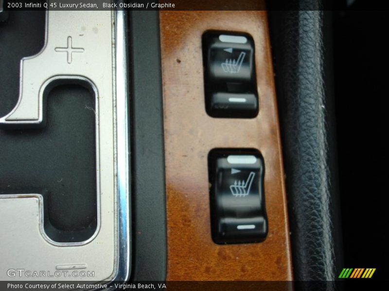 Black Obsidian / Graphite 2003 Infiniti Q 45 Luxury Sedan