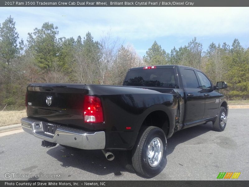 Brilliant Black Crystal Pearl / Black/Diesel Gray 2017 Ram 3500 Tradesman Crew Cab Dual Rear Wheel