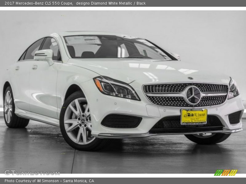 designo Diamond White Metallic / Black 2017 Mercedes-Benz CLS 550 Coupe