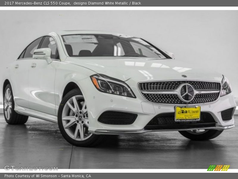 designo Diamond White Metallic / Black 2017 Mercedes-Benz CLS 550 Coupe