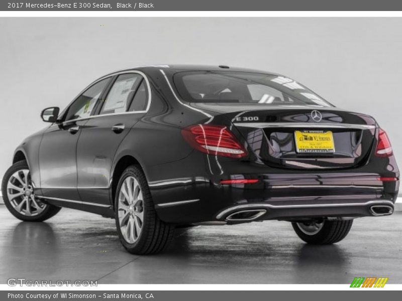 Black / Black 2017 Mercedes-Benz E 300 Sedan