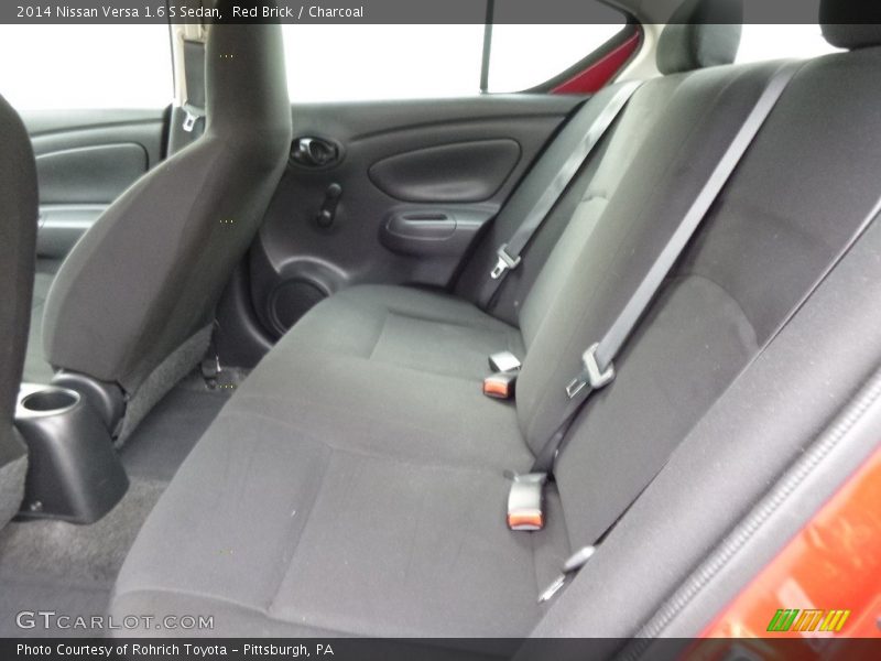 Red Brick / Charcoal 2014 Nissan Versa 1.6 S Sedan