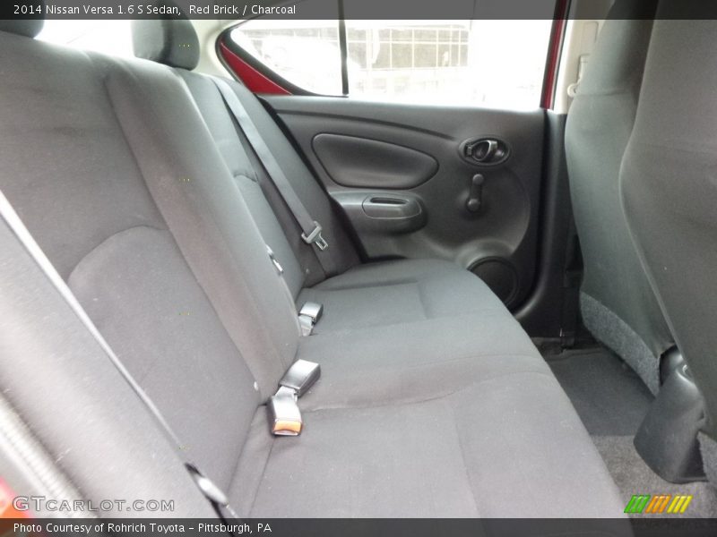 Red Brick / Charcoal 2014 Nissan Versa 1.6 S Sedan