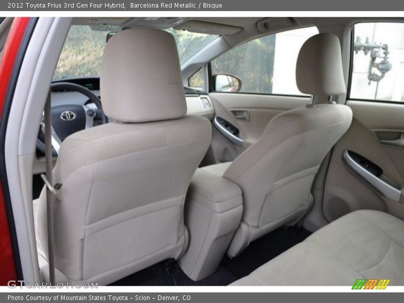 Barcelona Red Metallic / Bisque 2012 Toyota Prius 3rd Gen Four Hybrid