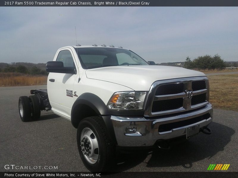 Bright White / Black/Diesel Gray 2017 Ram 5500 Tradesman Regular Cab Chassis