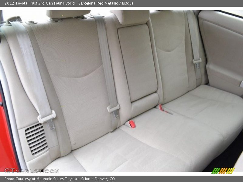 Barcelona Red Metallic / Bisque 2012 Toyota Prius 3rd Gen Four Hybrid