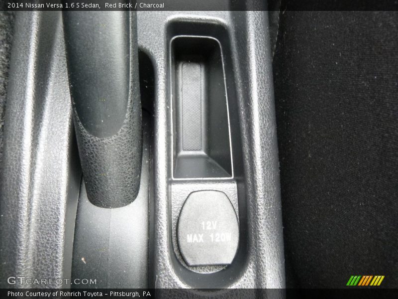 Red Brick / Charcoal 2014 Nissan Versa 1.6 S Sedan