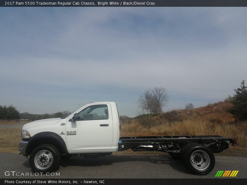 Bright White / Black/Diesel Gray 2017 Ram 5500 Tradesman Regular Cab Chassis