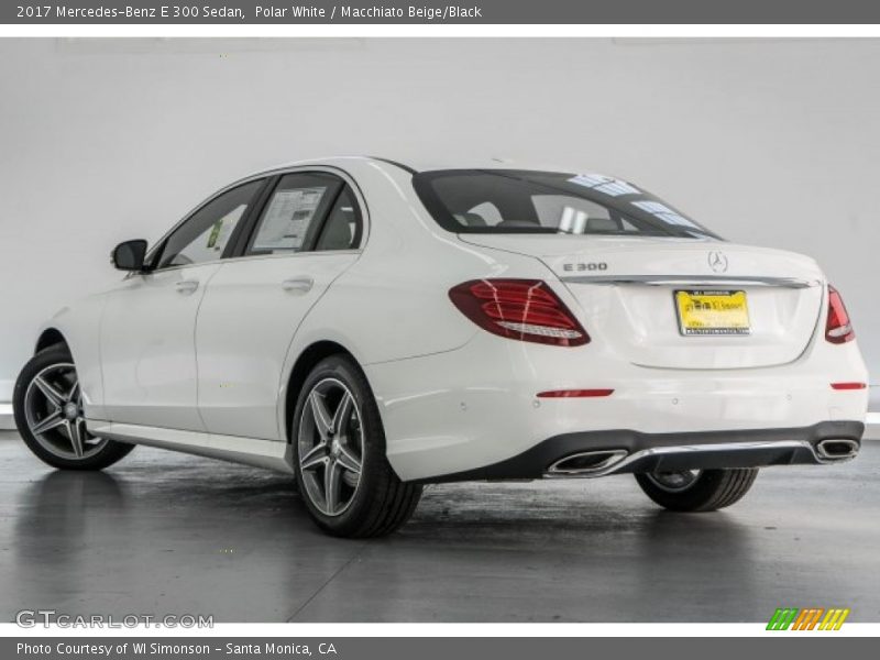 Polar White / Macchiato Beige/Black 2017 Mercedes-Benz E 300 Sedan