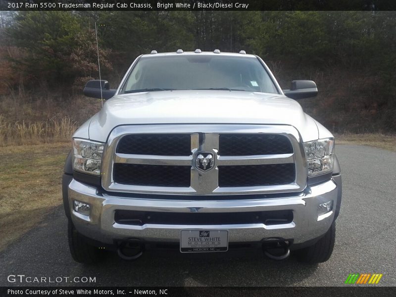 Bright White / Black/Diesel Gray 2017 Ram 5500 Tradesman Regular Cab Chassis