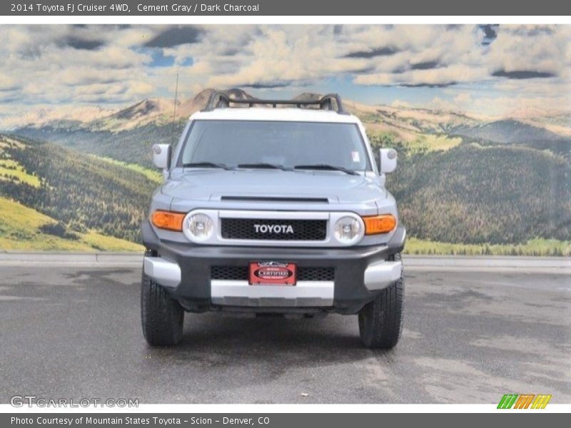 Cement Gray / Dark Charcoal 2014 Toyota FJ Cruiser 4WD