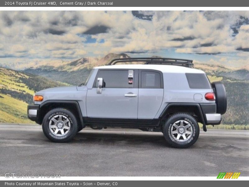 Cement Gray / Dark Charcoal 2014 Toyota FJ Cruiser 4WD