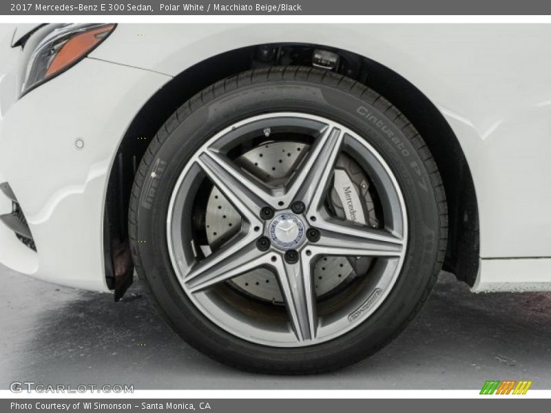 Polar White / Macchiato Beige/Black 2017 Mercedes-Benz E 300 Sedan