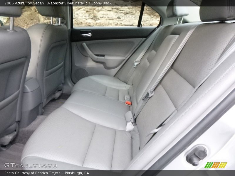 Alabaster Silver Metallic / Ebony Black 2006 Acura TSX Sedan