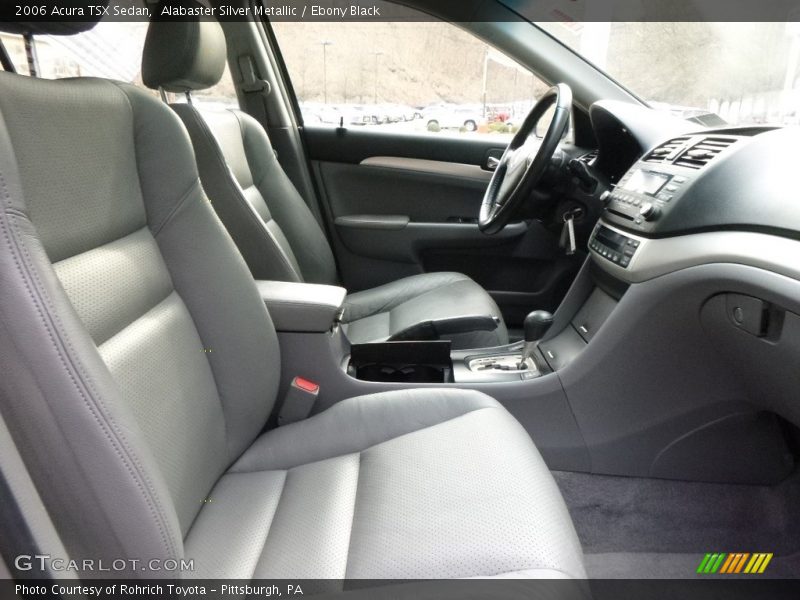 Alabaster Silver Metallic / Ebony Black 2006 Acura TSX Sedan