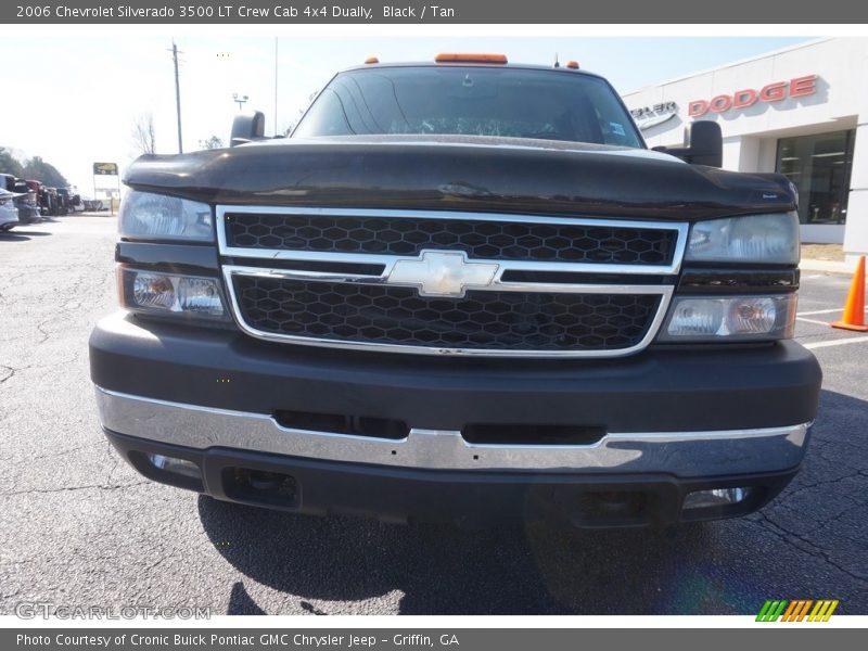 Black / Tan 2006 Chevrolet Silverado 3500 LT Crew Cab 4x4 Dually
