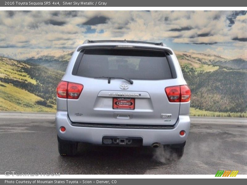 Silver Sky Metallic / Gray 2016 Toyota Sequoia SR5 4x4