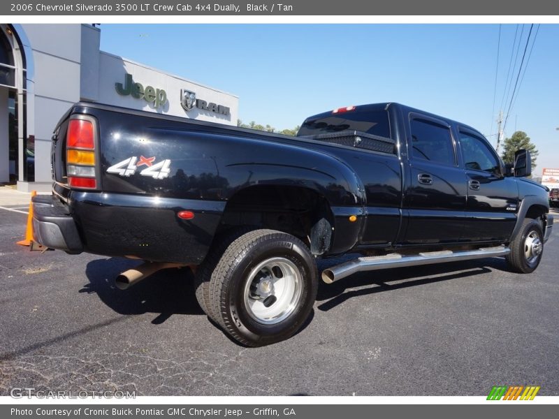 Black / Tan 2006 Chevrolet Silverado 3500 LT Crew Cab 4x4 Dually
