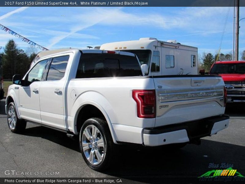 White Platinum / Limited Black/Mojave 2017 Ford F150 Limited SuperCrew 4x4