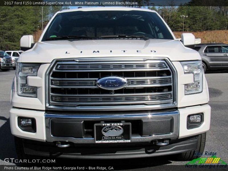 White Platinum / Limited Black/Mojave 2017 Ford F150 Limited SuperCrew 4x4