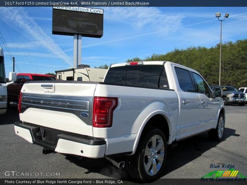 White Platinum / Limited Black/Mojave 2017 Ford F150 Limited SuperCrew 4x4