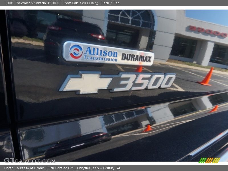 Black / Tan 2006 Chevrolet Silverado 3500 LT Crew Cab 4x4 Dually