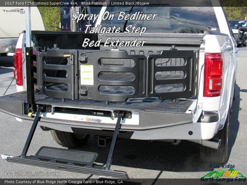 White Platinum / Limited Black/Mojave 2017 Ford F150 Limited SuperCrew 4x4