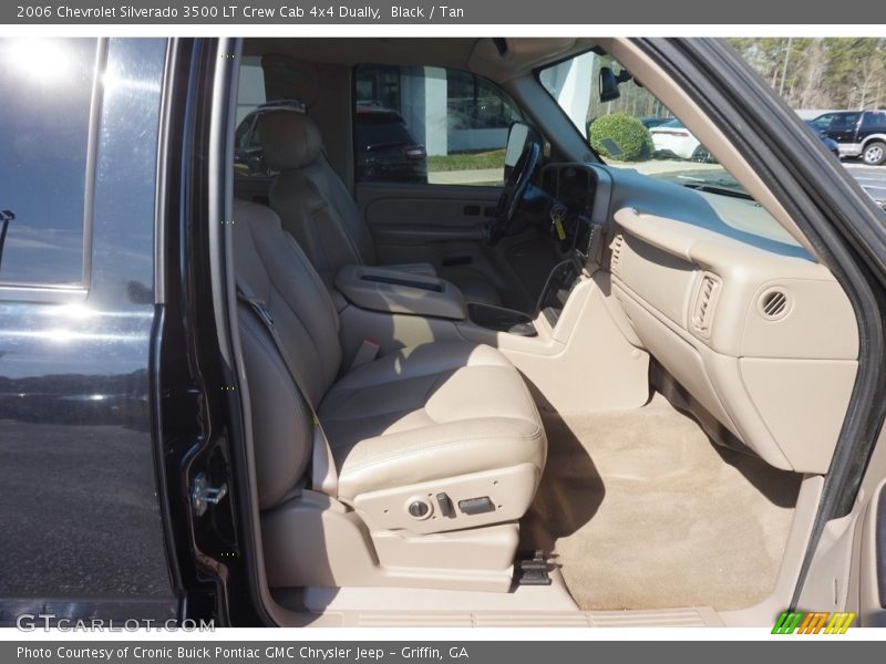 Black / Tan 2006 Chevrolet Silverado 3500 LT Crew Cab 4x4 Dually