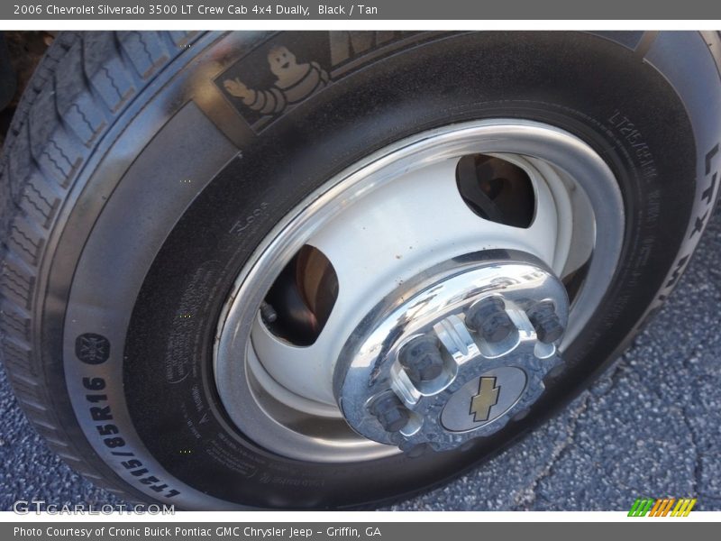 Black / Tan 2006 Chevrolet Silverado 3500 LT Crew Cab 4x4 Dually