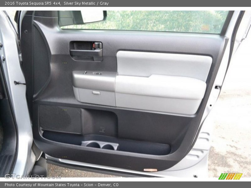 Silver Sky Metallic / Gray 2016 Toyota Sequoia SR5 4x4