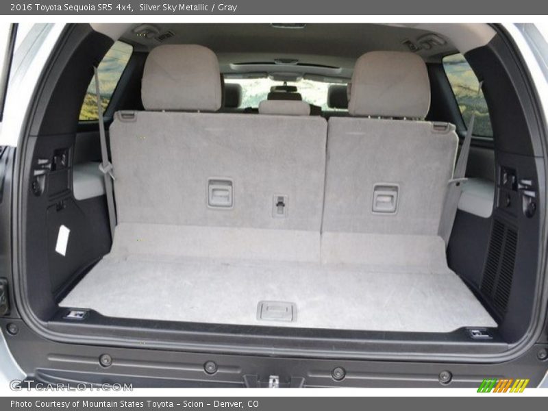 Silver Sky Metallic / Gray 2016 Toyota Sequoia SR5 4x4