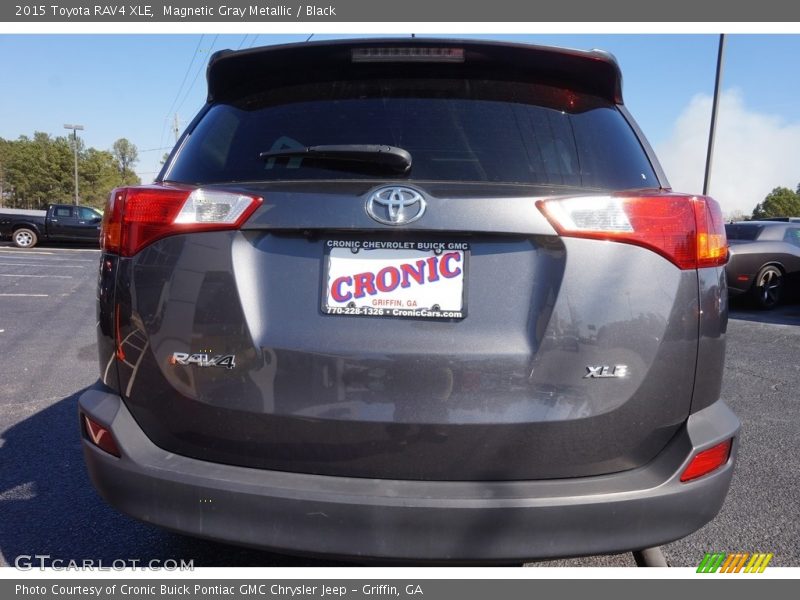 Magnetic Gray Metallic / Black 2015 Toyota RAV4 XLE