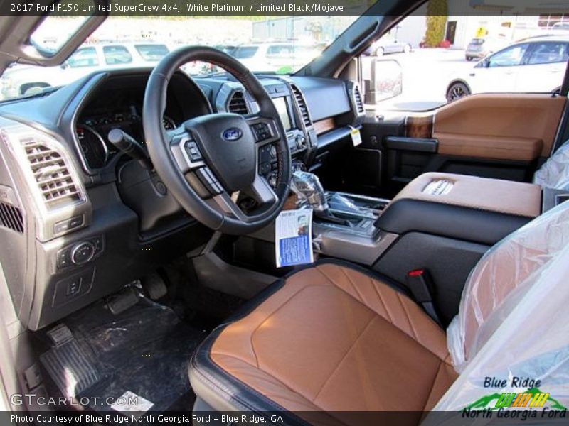 White Platinum / Limited Black/Mojave 2017 Ford F150 Limited SuperCrew 4x4