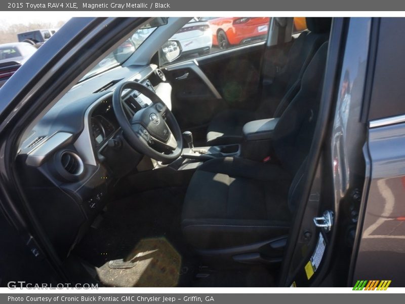 Magnetic Gray Metallic / Black 2015 Toyota RAV4 XLE