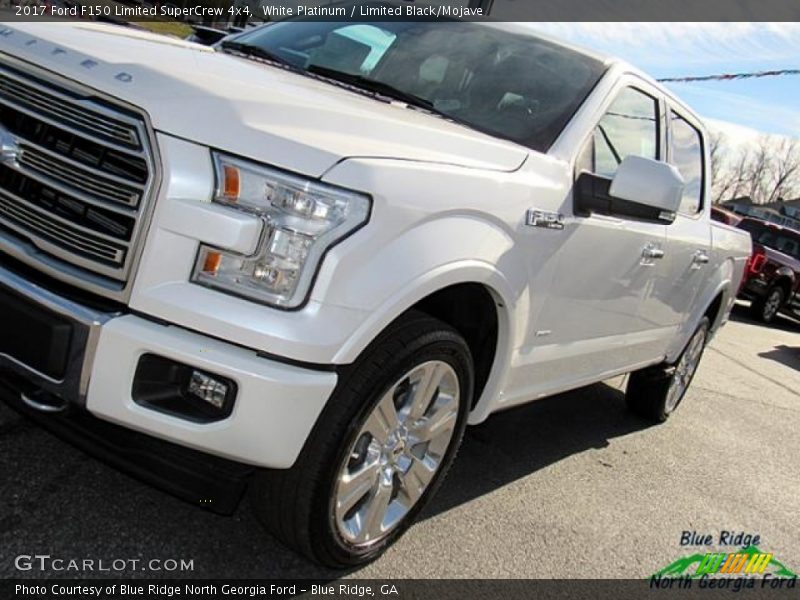 White Platinum / Limited Black/Mojave 2017 Ford F150 Limited SuperCrew 4x4