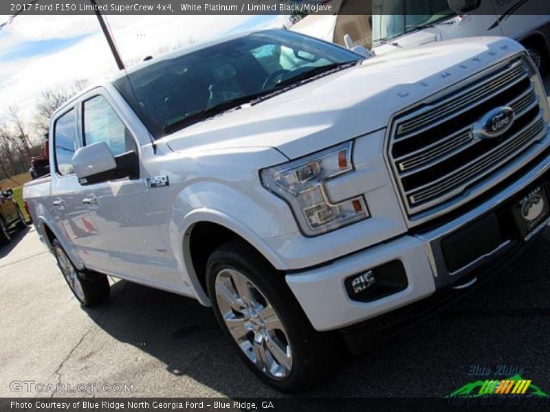 White Platinum / Limited Black/Mojave 2017 Ford F150 Limited SuperCrew 4x4