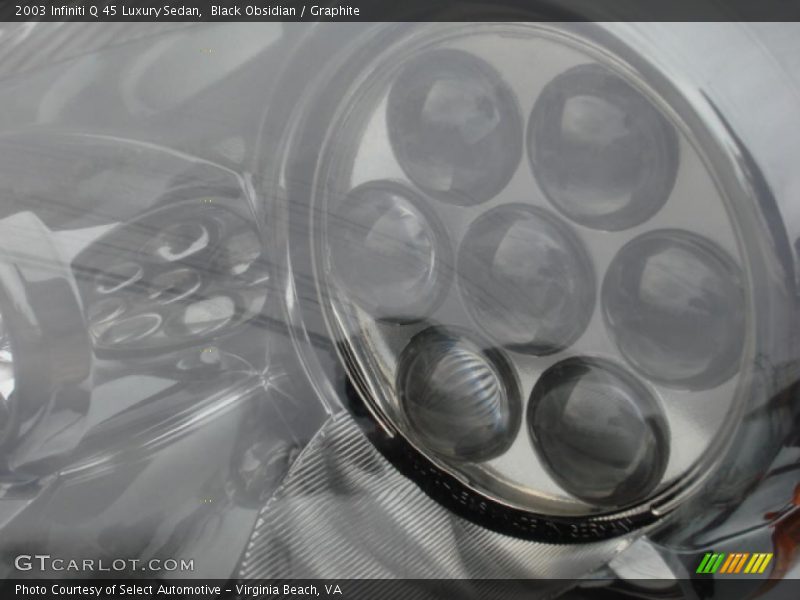 Black Obsidian / Graphite 2003 Infiniti Q 45 Luxury Sedan