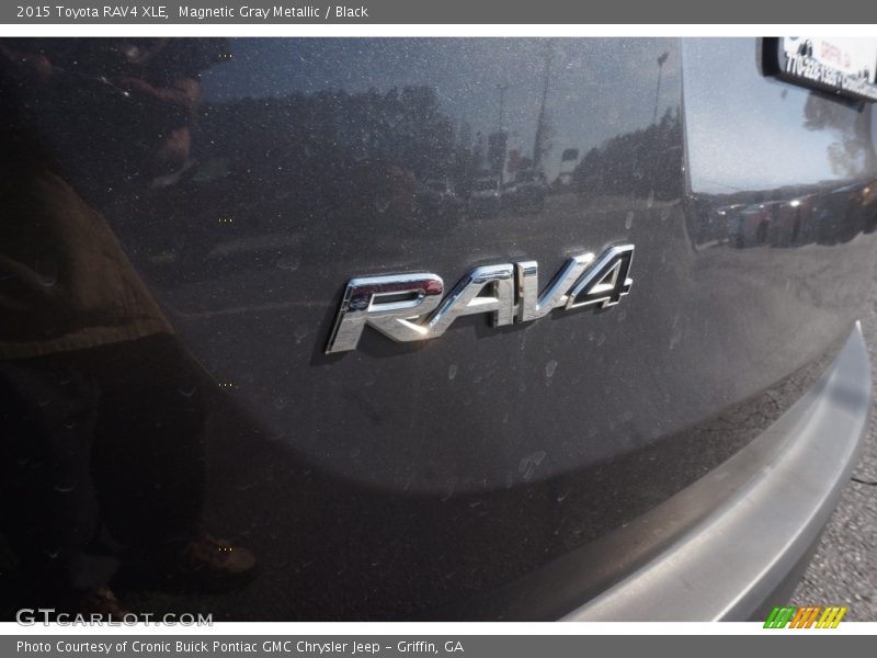 Magnetic Gray Metallic / Black 2015 Toyota RAV4 XLE