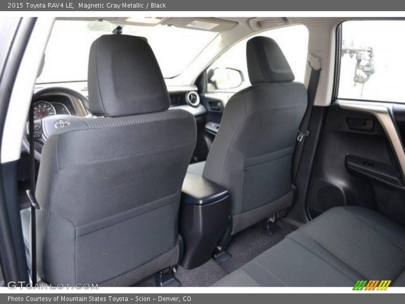 Magnetic Gray Metallic / Black 2015 Toyota RAV4 LE