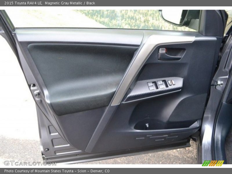 Magnetic Gray Metallic / Black 2015 Toyota RAV4 LE