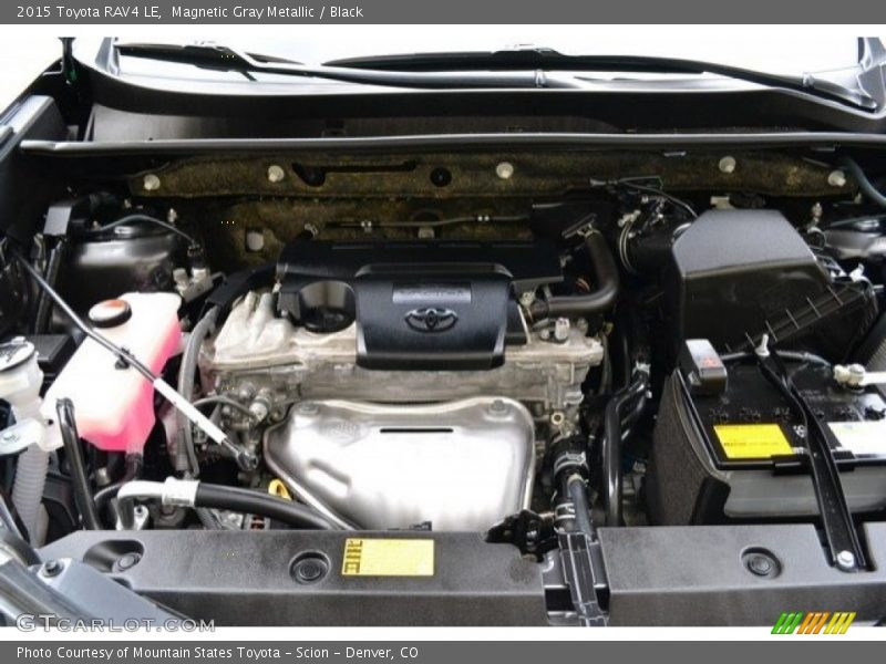 Magnetic Gray Metallic / Black 2015 Toyota RAV4 LE