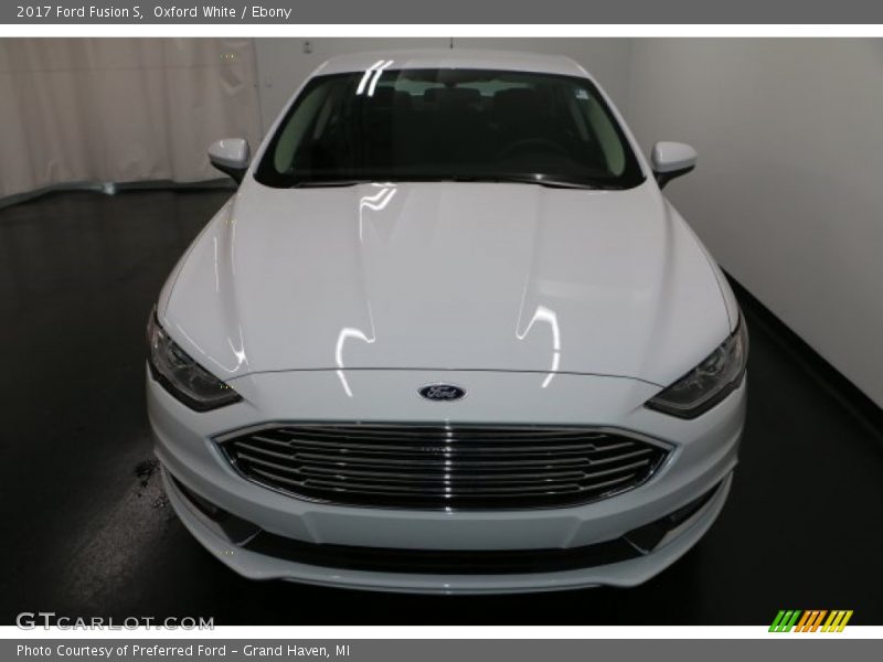 Oxford White / Ebony 2017 Ford Fusion S