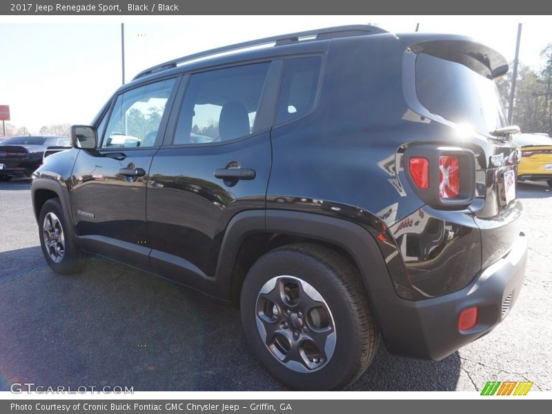 Black / Black 2017 Jeep Renegade Sport