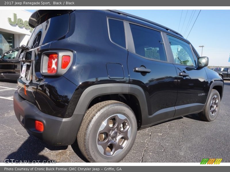Black / Black 2017 Jeep Renegade Sport