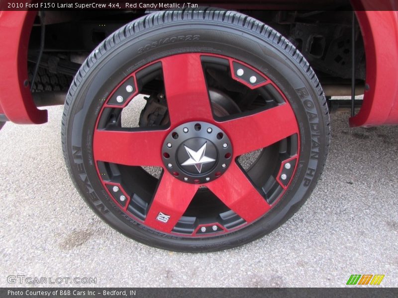Red Candy Metallic / Tan 2010 Ford F150 Lariat SuperCrew 4x4