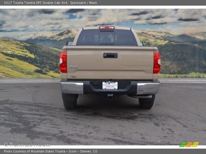 Quicksand / Black 2017 Toyota Tundra SR5 Double Cab 4x4