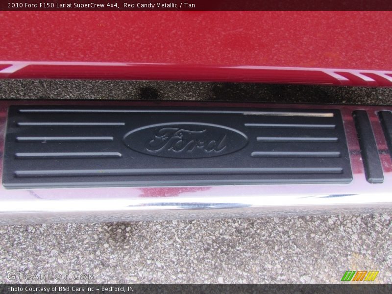 Red Candy Metallic / Tan 2010 Ford F150 Lariat SuperCrew 4x4