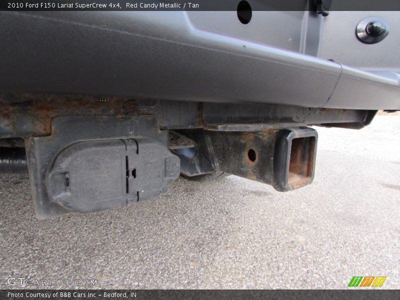 Red Candy Metallic / Tan 2010 Ford F150 Lariat SuperCrew 4x4