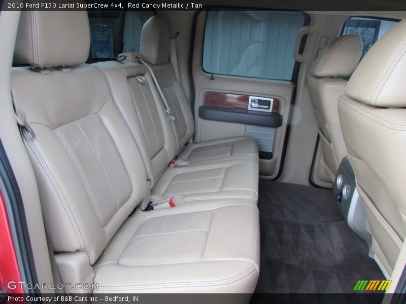 Red Candy Metallic / Tan 2010 Ford F150 Lariat SuperCrew 4x4