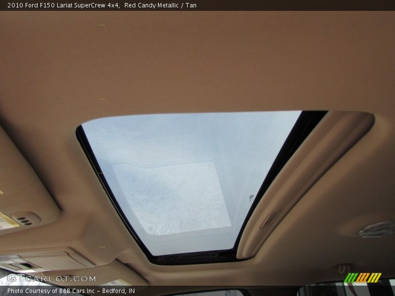 Red Candy Metallic / Tan 2010 Ford F150 Lariat SuperCrew 4x4